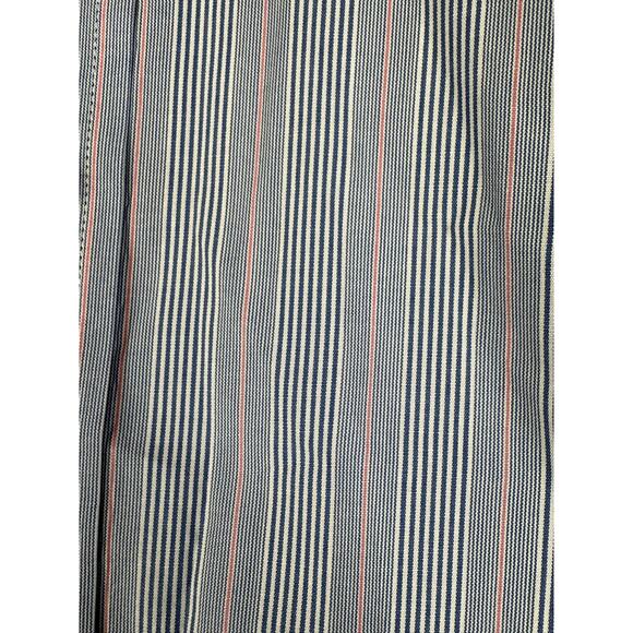 Vineyard Vines Shep Ian Button Down Long Sleeve Shirt Striped Blue Pink 16 1/2 R - Picture 2 of 6
